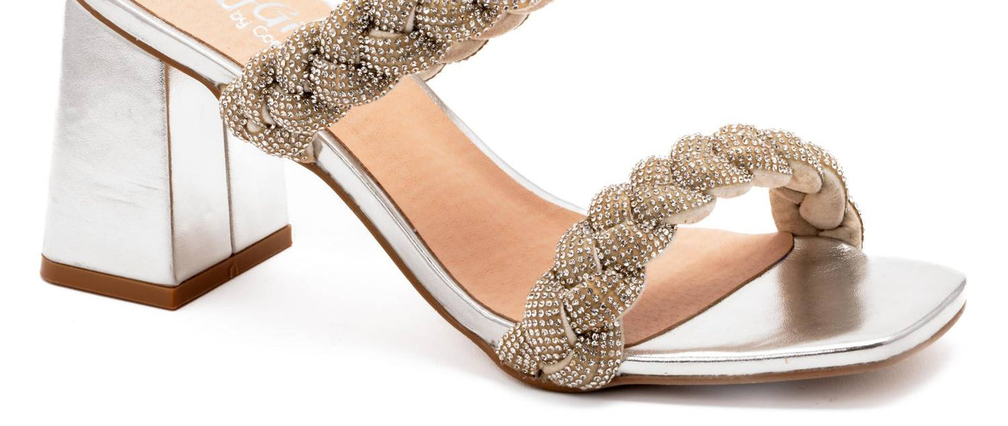 Hey Girl By Corkys - Women's French Kiss Braided Heels