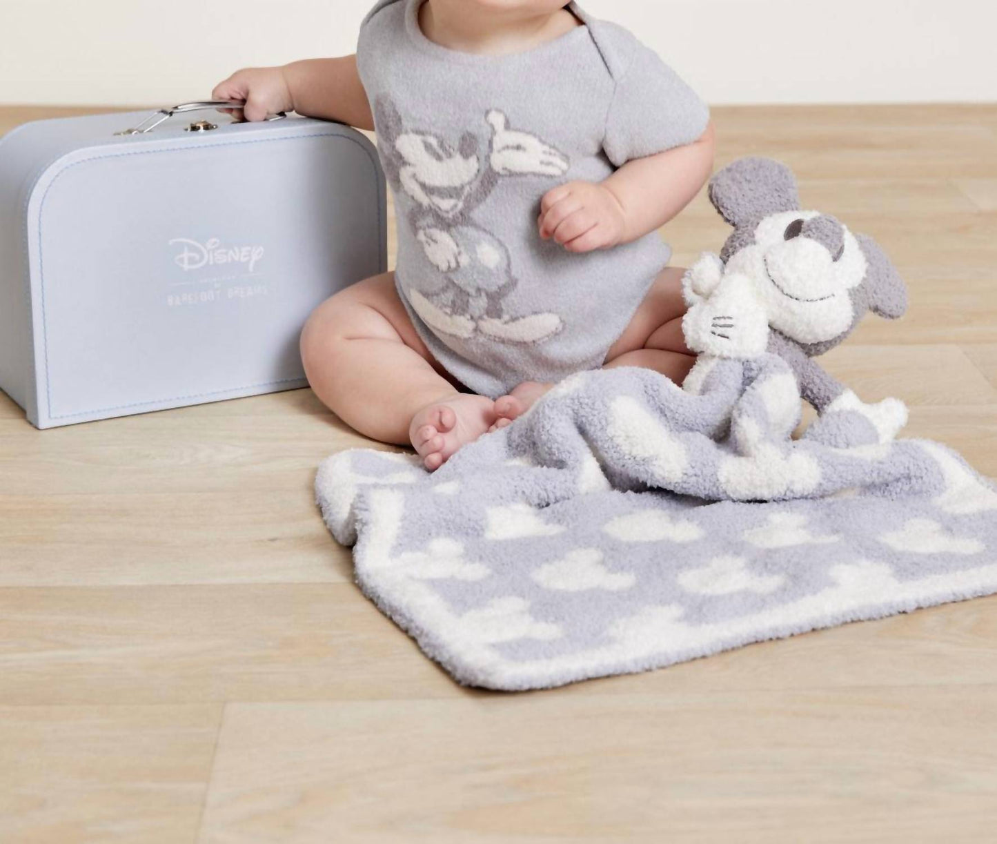 Barefoot Dreams - Kid's Mickey Mouse 3-Piece Infant Gift Set