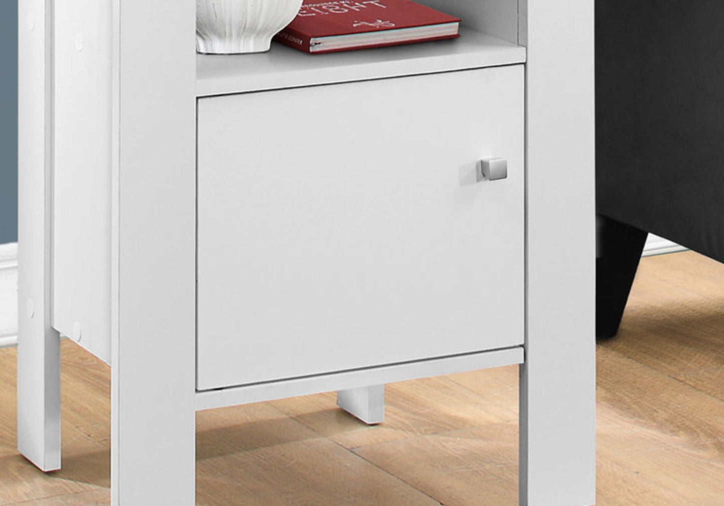 Accent Nightstands with Storage and Transitional Style