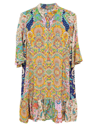 Johnny Was - VESTIDO DE MANGAS COMPRIDAS BRAEMAR ELEON