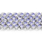 14.70 Carat Genuine Tanzanite .925 Sterling Silver Bracelet