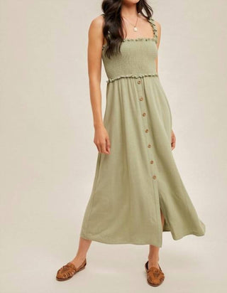 Hem & Thread - Halle Smocked Top Midi Dress