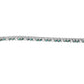 14K White Gold 4 5/8 Cttw Alternating White and Blue Diamond Martini Set Tennis Bracelet (H-I Color, I1-I2 Clarity) - 7" Inches