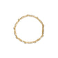 10K Yellow and White Gold 3.00 Cttw Diamond Cluster and Wave Link Bracelet (I-J Color, I1-I2 Clarity) - 7.25"