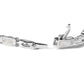 14K White Gold 1.0 Cttw Invisible Set Princess Cut Diamond Alternating Station and Link Tennis Bracelet (I-J Color, I1-I2 Clarity) - Size 7.25" Inches