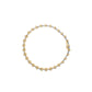 10K Yellow Gold Plated .925 Sterling Silver 2.0 Cttw Round Diamond Cluster "X" Shaped Link Bracelet (H-I Color, I3 Clarity) - 7"