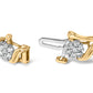 10K Yellow Gold 2.00 Cttw Round Cut Diamond 'S' Cluster Bracelet (J-K Color, I1-I2 Clarity)