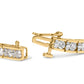 10K Yellow Gold 4.00 Cttw Channel Set Round Diamond Tennis 7" Bracelet (J-K Color, I1-I2 Clarity)