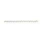 10k Yellow Gold 5.00 Cttw Round-Cut and Baguette-Cut Diamond Floral Link 7.25" Bracelet (I-J Color, I2-I3 Clarity)