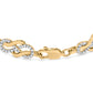 14K Yellow Gold Plated .925 Sterling Silver 1.0 Cttw Diamond Infinity Loop and Swirl Link Bracelet