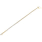 14K Yellow Gold Plated .925 Sterling Silver 3.0 Cttw Diamond Link Bracelet (K-L Color, I2-I3 Clarity) - 7.25"
