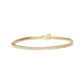 14K Yellow Gold 6.0 Cttw Classic 4 Prong Set Round Brilliant Cut Diamond Tennis Bracelet (K-L Color, VS2-SI1 Clarity) - 7.25"