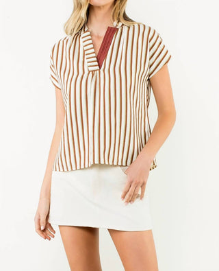 Thml - Stripe Heather Top