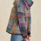 Double Take - Cozy Plaid Oversized Hoodie