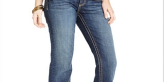 Calça jeans feminina Kut From The Kloth Natalie Bootcut azul tamanho 12