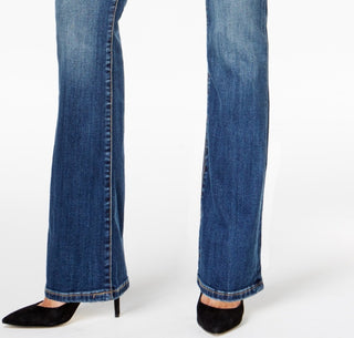 Calça jeans feminina Kut From The Kloth Natalie Bootcut azul tamanho 2