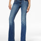 Calça jeans feminina Kut From The Kloth Natalie Bootcut azul tamanho 2