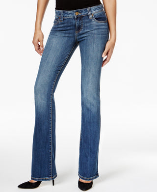 Calça jeans feminina Kut From The Kloth Natalie Bootcut azul tamanho 2