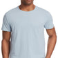 Camiseta masculina de algodão com gola redonda ATM Anthony Thomas Melillo, azul, tamanho médio