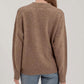 Blu Pepper - Speckle Knit Mock Neck Sweater