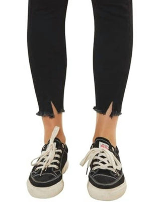 Kancan - Calça Jeans Skinny de Cintura Alta e Tornozelo