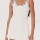 Splits59 - Martina Rigor Piping Tennis Dress