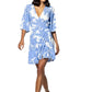 Lusana - VESTIDO MINI ENVOLTO MAE