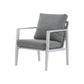 Modern Lounge Chair With Rope Accents And Cushions
