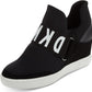 Tênis DKNY Cosmos Wedge Feminino Preto Tamanho 9
