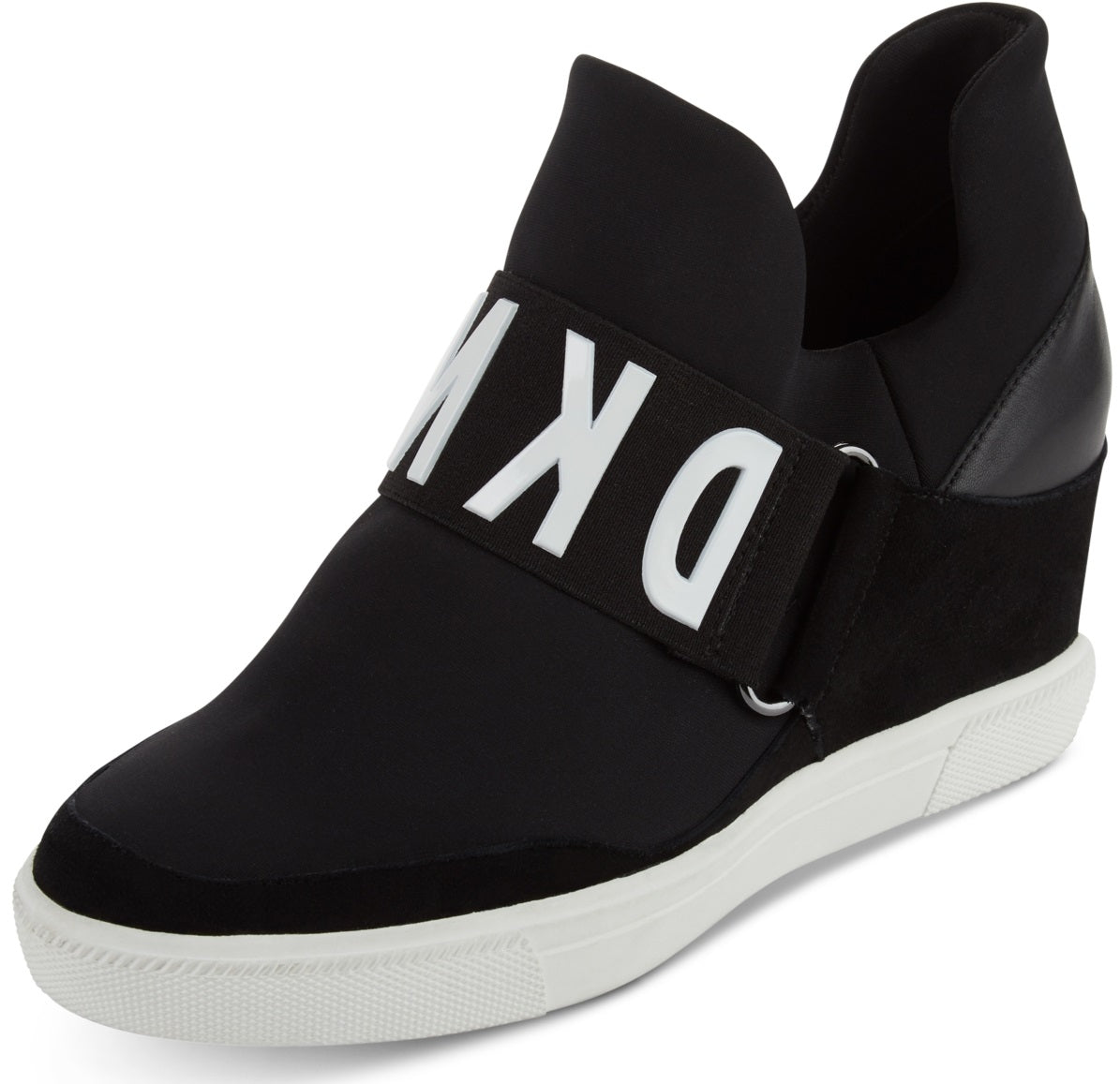 Tênis DKNY Cosmos Wedge Feminino Preto Tamanho 9