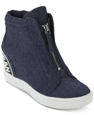 Tênis DKNY Connie Wedge Feminino Azul Tamanho 6