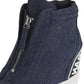 Tênis DKNY Connie Wedge Feminino Azul Tamanho 6