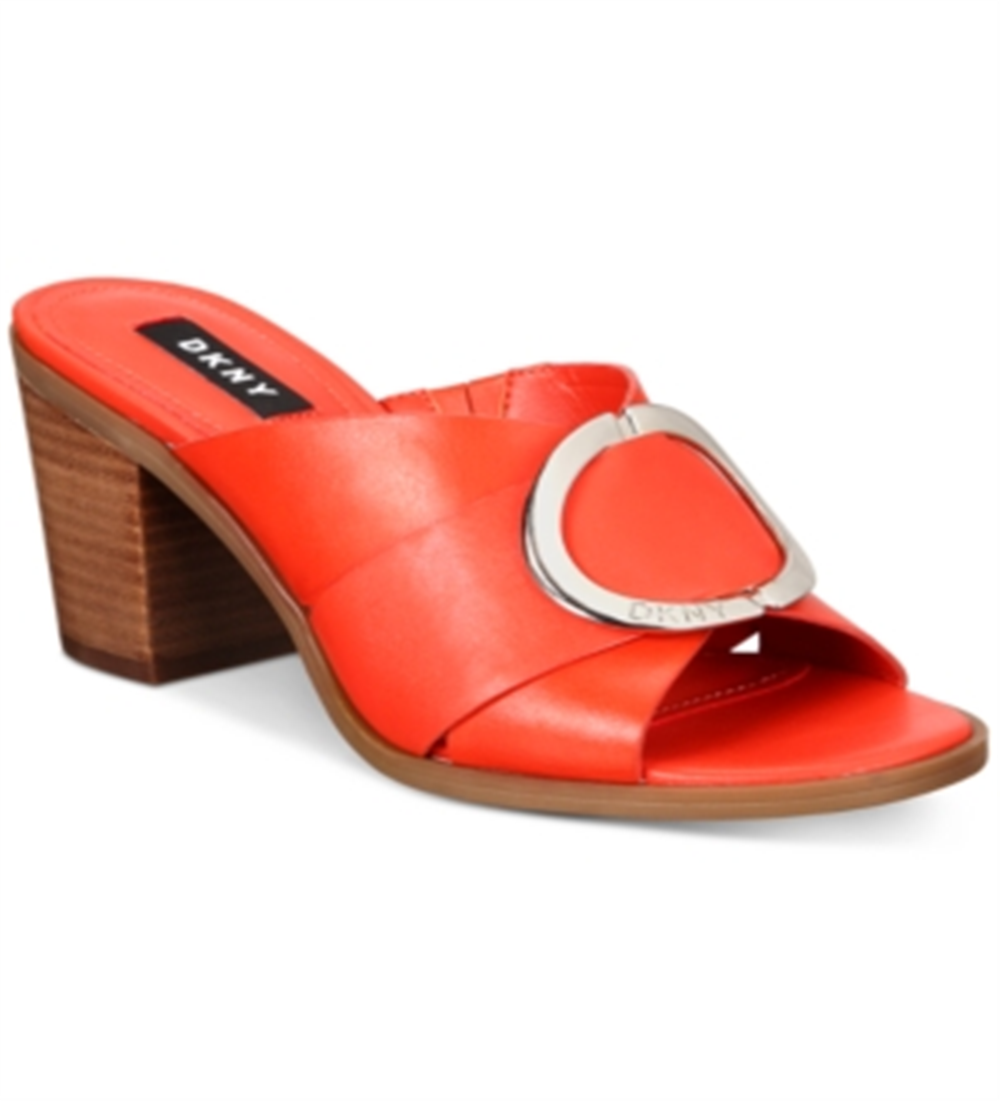 Mules DKNY Cavi Feminino Laranja Tamanho 8,5