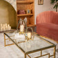 Sagebrook Home 12 Metal Hurricane Ouro Preto