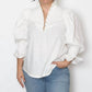 Hope For Flowers - High Collar Smocked Shirt