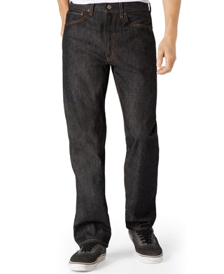 Levi's Men's Big & Tall 501 Original Shrink To Fit Jeans Black Size 44X30