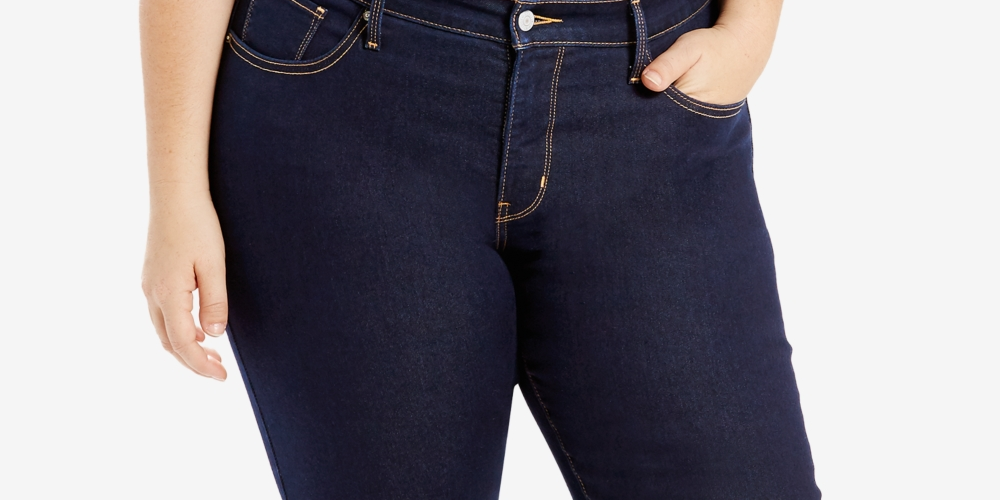 Calça jeans skinny Levi's 311 Shaping feminina, azul, tamanho 24W