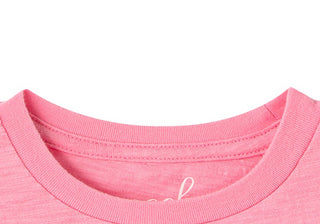 Camiseta infantil Peek Kids Protect Ozone Graphic Rosa - Tamanho 6-7