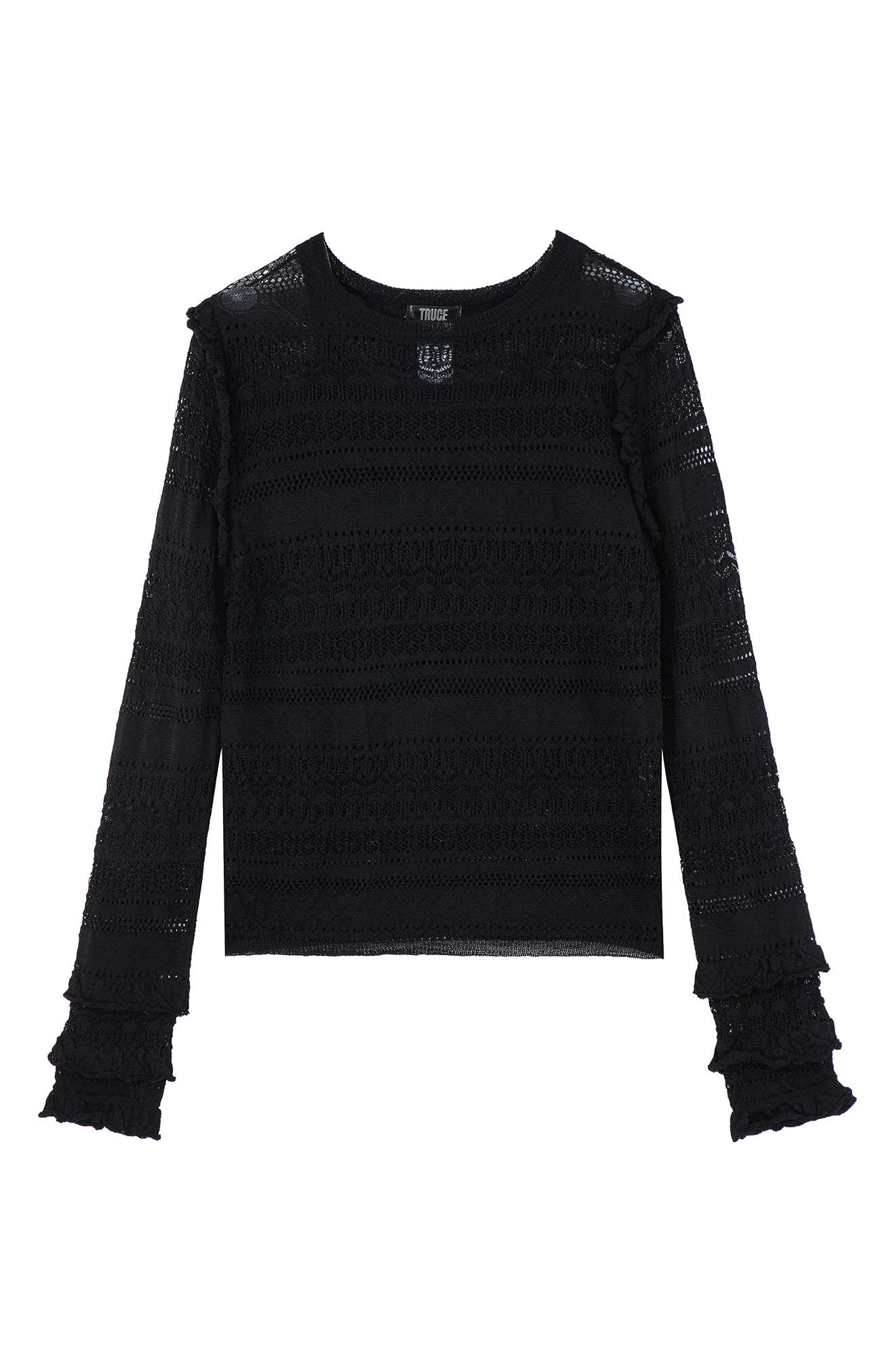 Blusa de renda preta Truce infantil - disponível