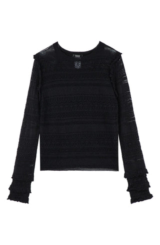 Blusa de renda preta Truce infantil - disponível