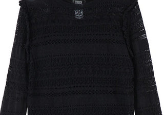 Blusa de renda preta Truce infantil - disponível