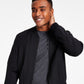 Jaqueta bomber masculina Hugo Boss Extra Slim Fit preta tamanho 42