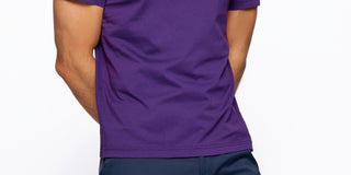 Hugo Boss Men's Cotton Jersey T-Shirt Purple Size XL