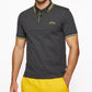 Camisa polo masculina Hugo Boss Slim Fit cinza tamanho GG