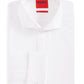 Camisa social masculina Hugo Boss Slim Fit Tuxedo, branca, tamanho 16,5 x 32-33
