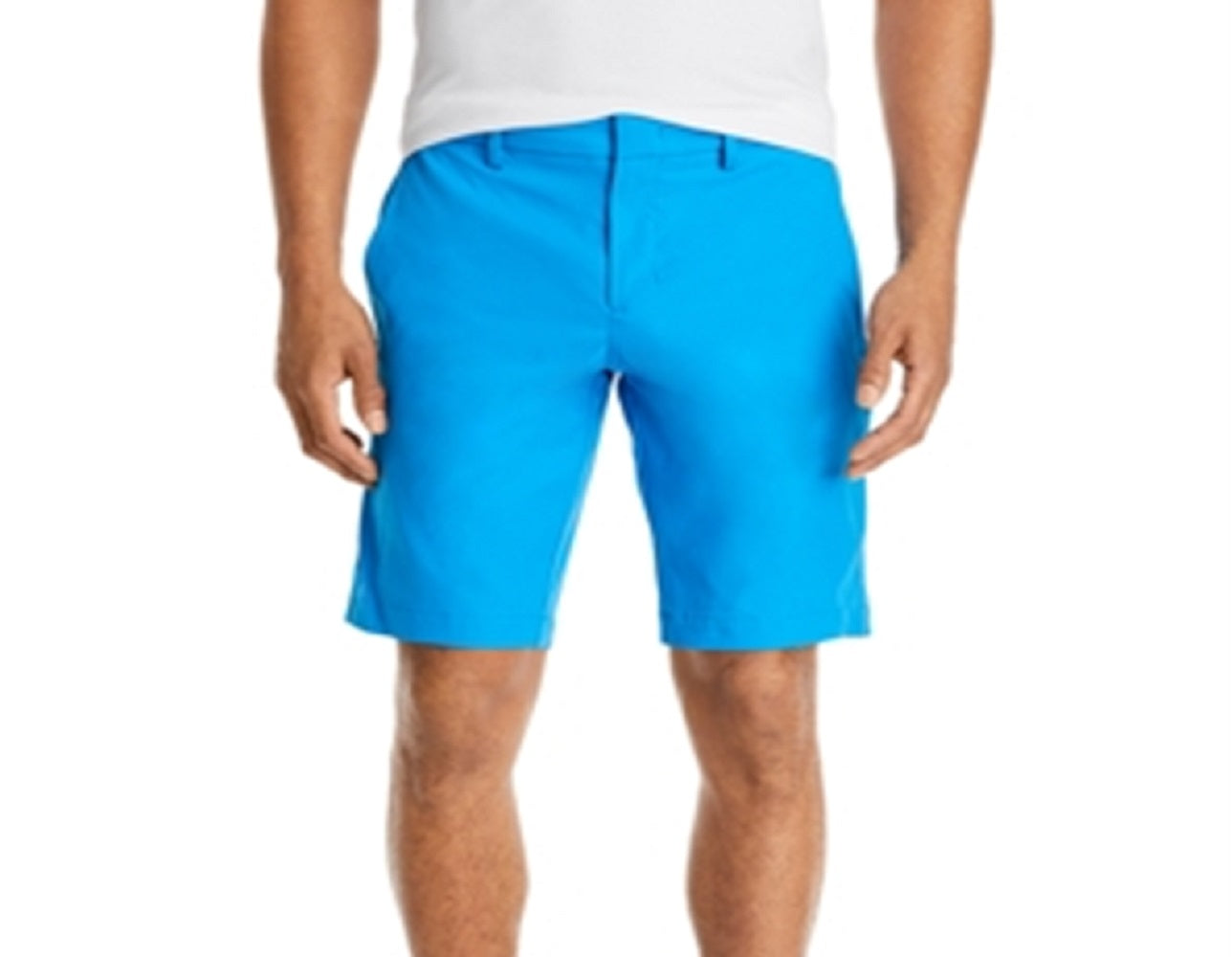 Shorts masculino Hugo Boss Litt Water Repellent Slim Fit Azul Tamanho 34