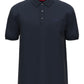 Camisa polo masculina Hugo Boss Regular-Fit Donos Logo Graphic Azul Tamanho Grande