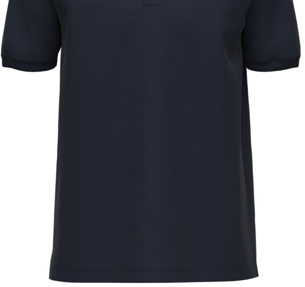 Camisa polo masculina Hugo Boss Regular-Fit Donos Logo Graphic Azul Tamanho Grande