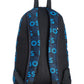 Mochila Hugo Boss Masculina com Logotipo Repetitivo Azul Tamanho Regular