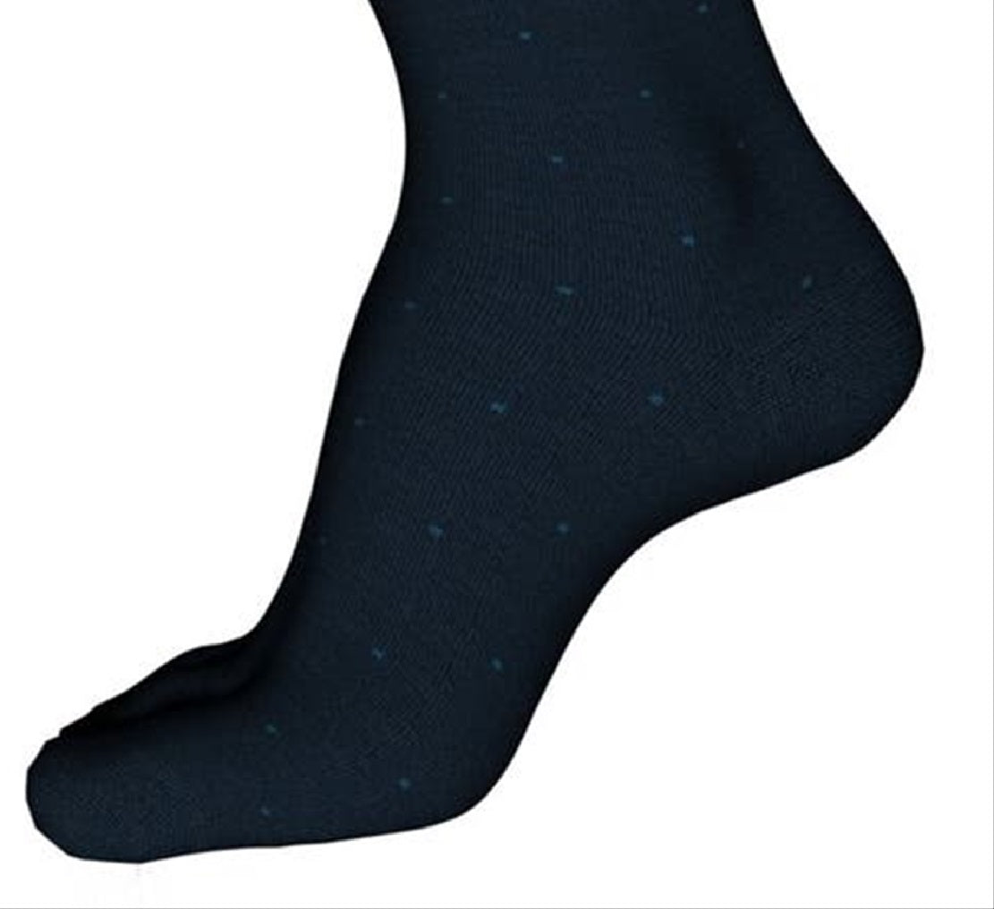 Meias sociais masculinas Hugo Boss George Dots, azuis, tamanho 45120